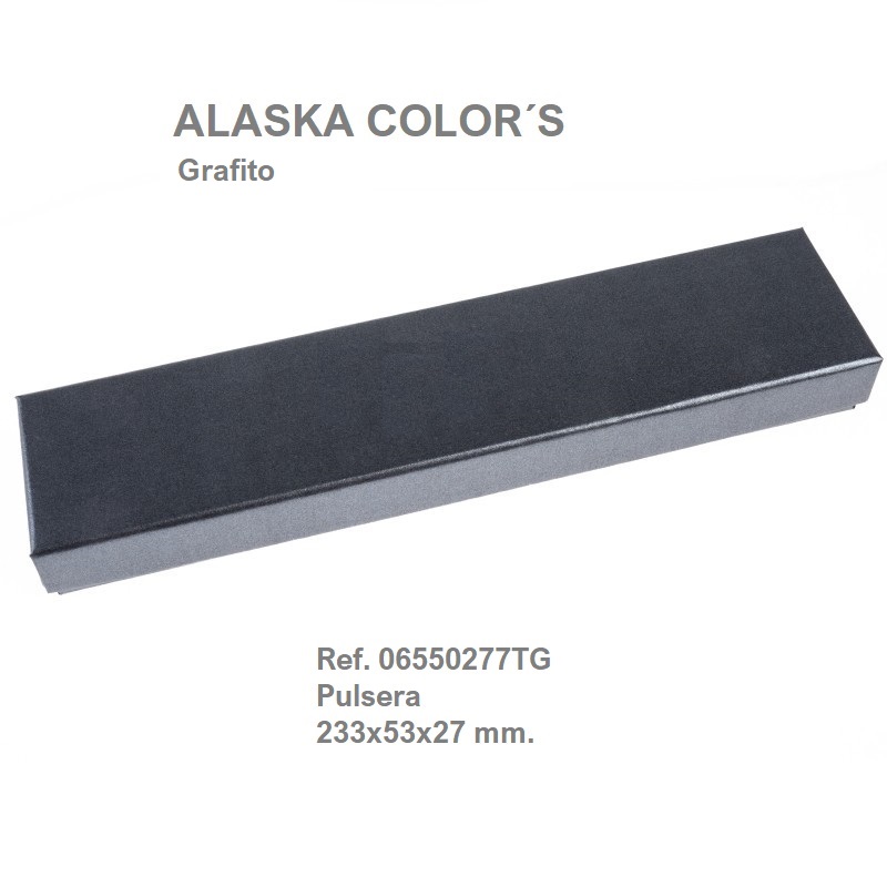 Alaska Color's GRAPHITE bracelet 233x53x27 mm.
